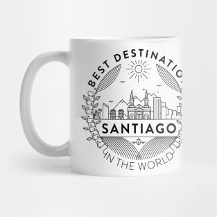 Santiago Minimal Badge Design Mug